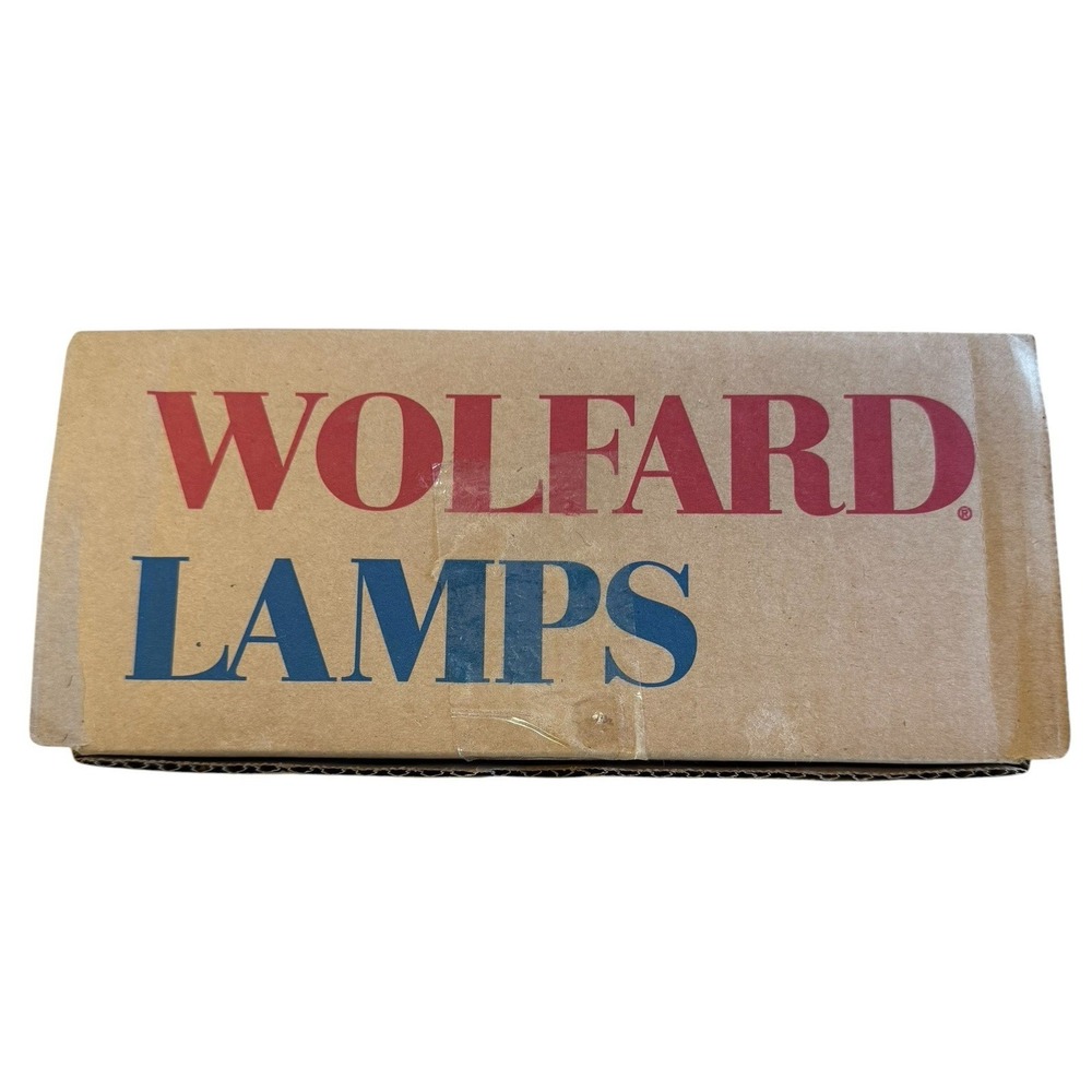 Vtg WOLFARD Glassblowing Co 9" Classic Oil Lamp NOS New in Box w Wick Funnel USA